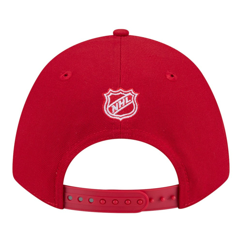 Detroit Red Wings New Era COOLERA 9FORTY M-Crown Adjustable Hat Red