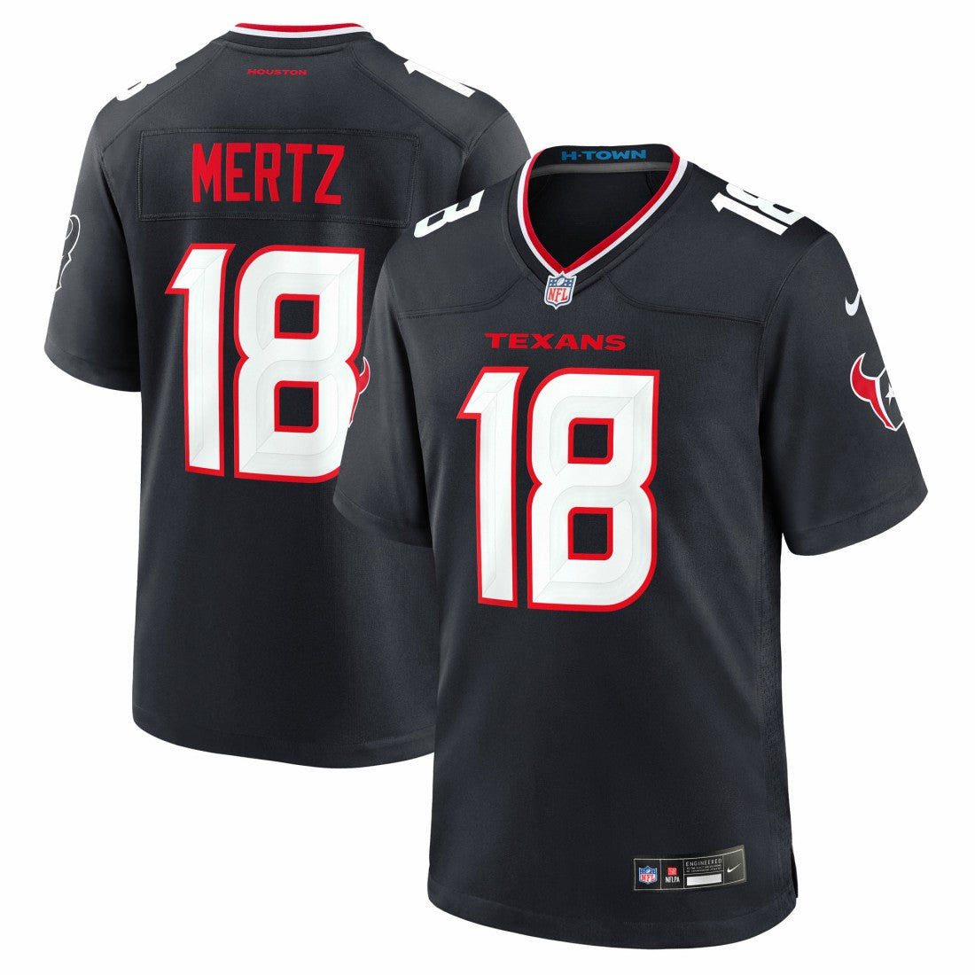 Graham Mertz Houston Texans Team Game Jersey - Navy | Nike discount
