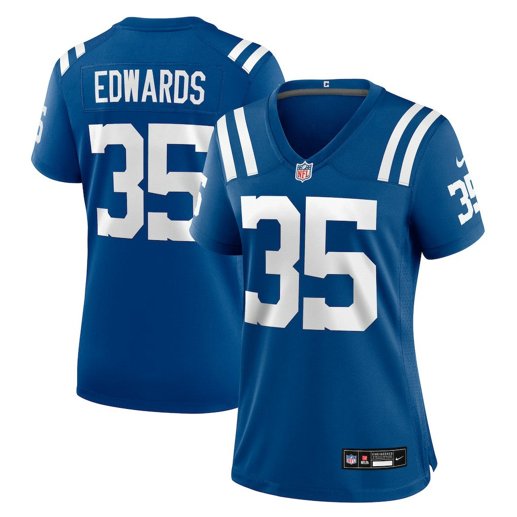 Johnathan Edwards Indianapolis Colts Women's Team Game Jersey - Royal | Nike for sale