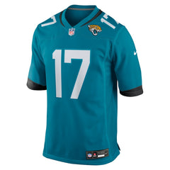 Tim Patrick Jacksonville Jaguars Team Game Jersey - Teal | Nike for sale