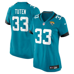 Bhayshul Tuten Jacksonville Jaguars Women's Team Game Jersey - Teal | Nike for sale