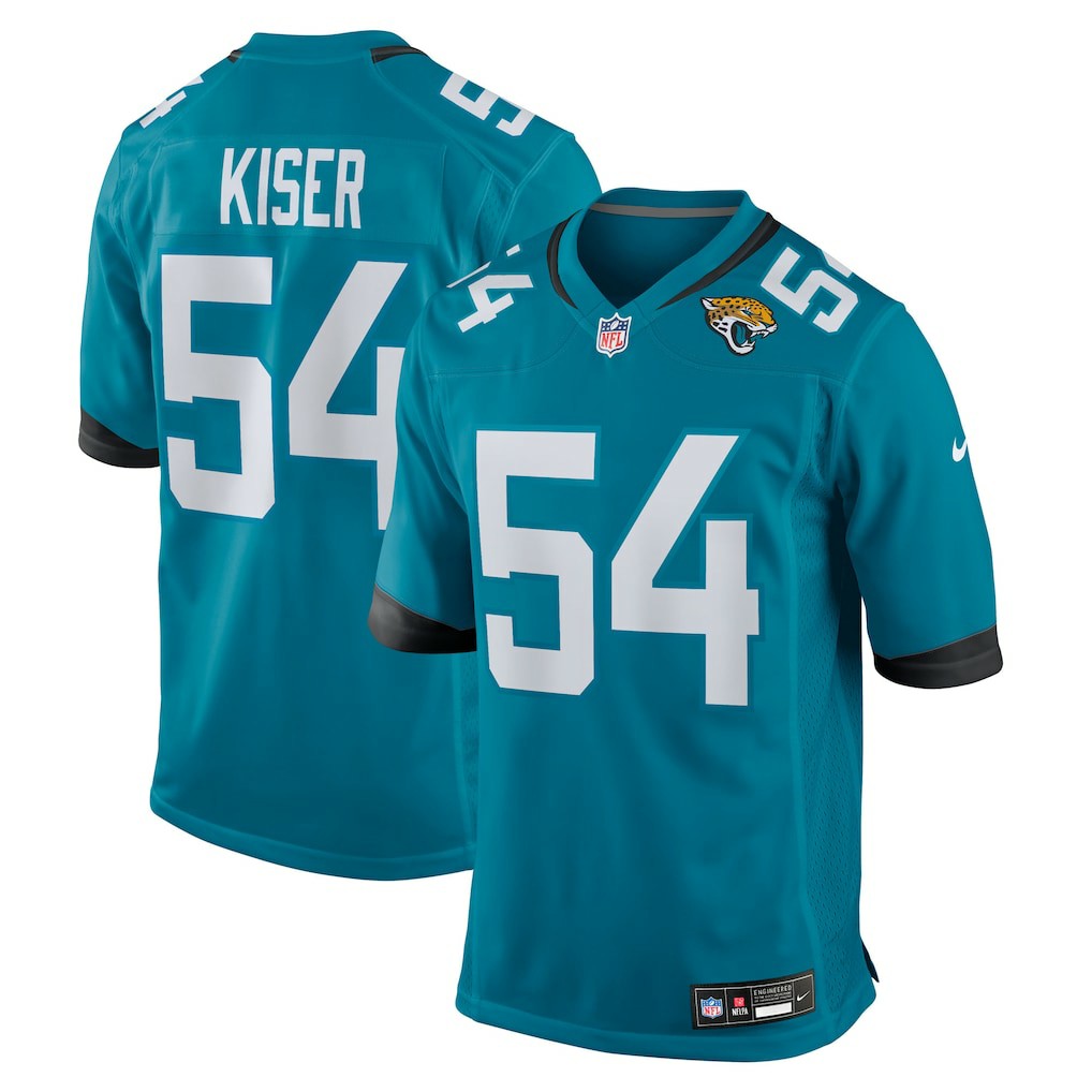 Jack Kiser Jacksonville Jaguars Team Game Jersey - Teal | Nike online