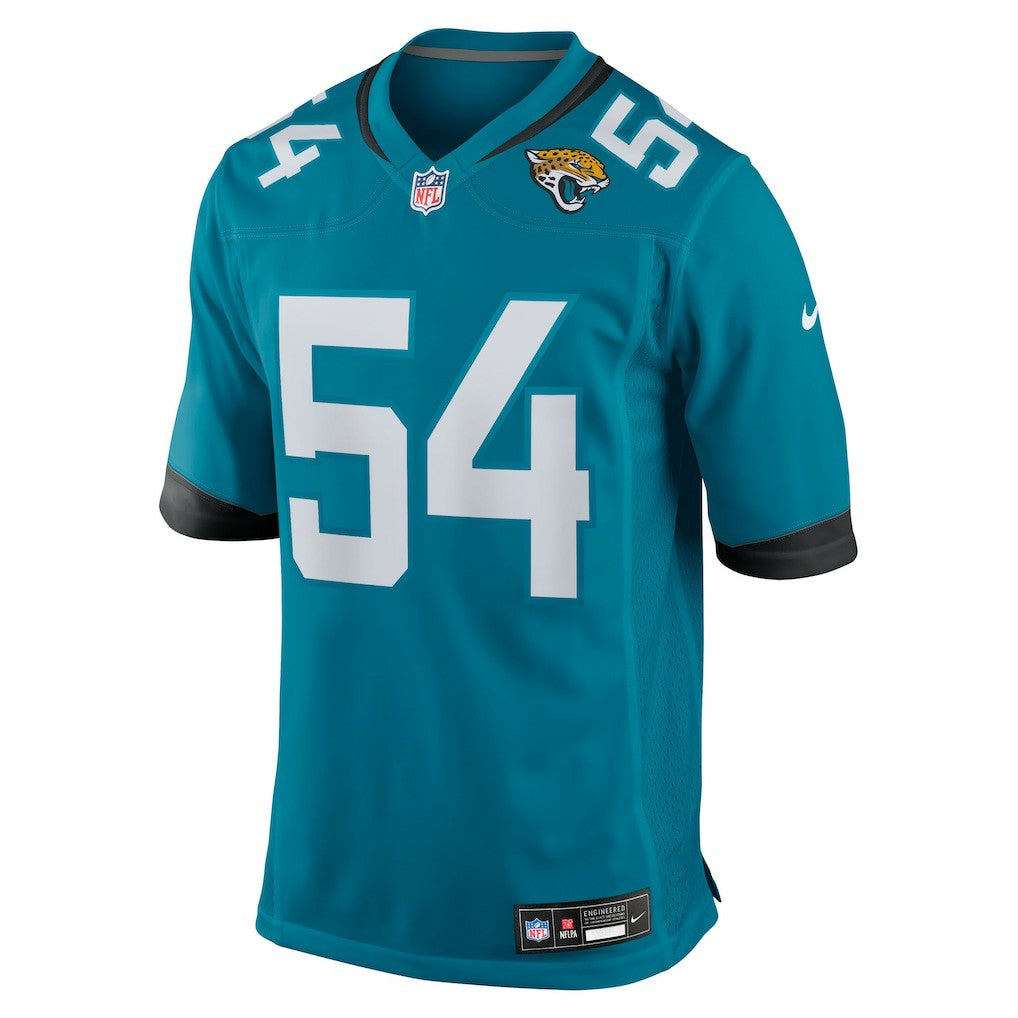 Jack Kiser Jacksonville Jaguars Team Game Jersey - Teal | Nike online