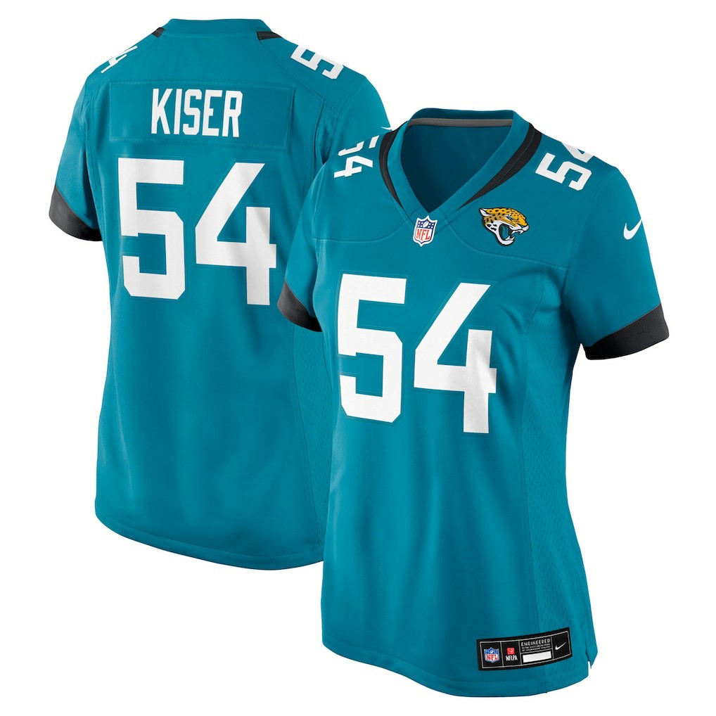 Jack Kiser Jacksonville Jaguars Women's Team Game Jersey - Teal | Nike for sale