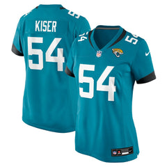 Jack Kiser Jacksonville Jaguars Women's Team Game Jersey - Teal | Nike for sale
