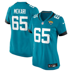 Patrick Mekari Jacksonville Jaguars Women's Team Game Jersey - Teal | Nike online
