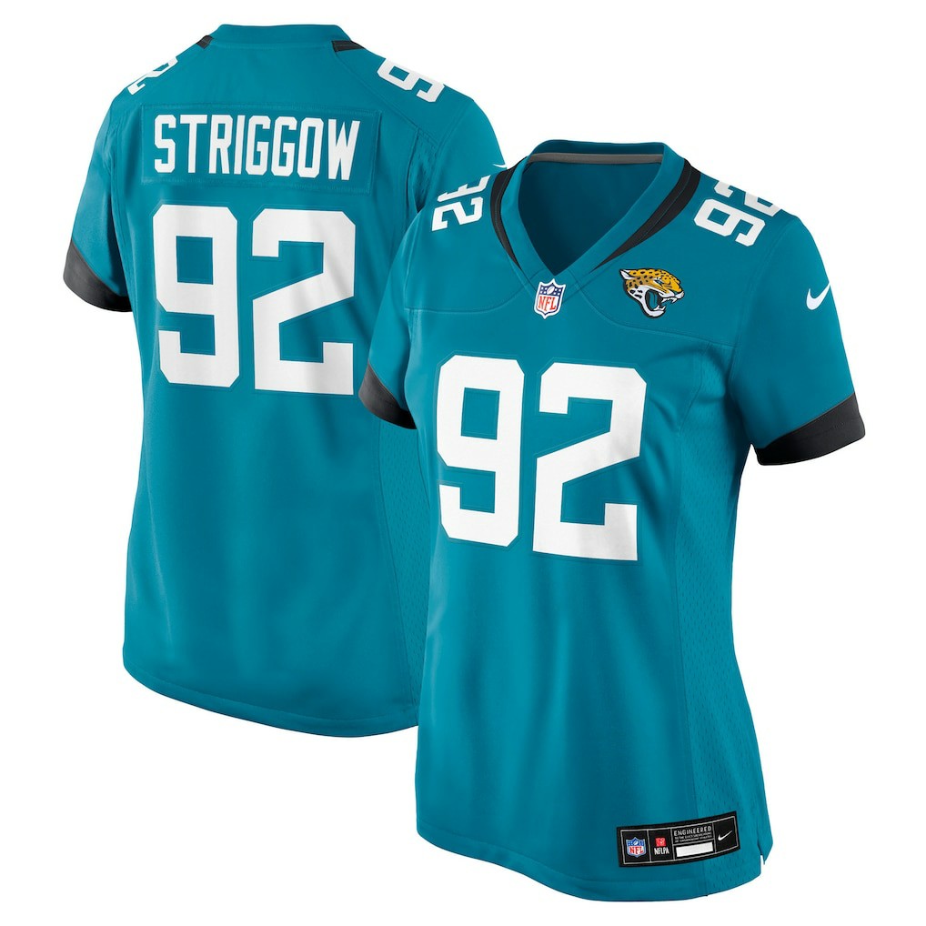Danny Striggow Jacksonville Jaguars Women's Team Game Jersey - Teal | Nike cheap
