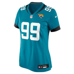 Austin Johnson Jacksonville Jaguars Women's Team Game Jersey - Teal | Nike sale