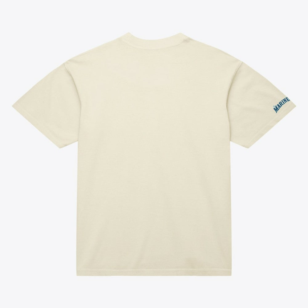 Ichiro Suzuki Seattle Mariners Cooperstown Collection Throwback Name & Number T-Shirt - Cream | Mitchell & Ness