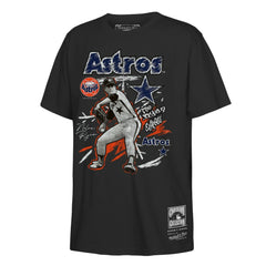 Nolan Ryan Houston Astros Youth Chalked Up Player T-Shirt - Black | Mitchell & Ness