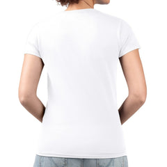 Toronto Blue Jays G-III 4Her by Carl Banks Women's Metallic Drop Lightweight V-Neck T-Shirt - White