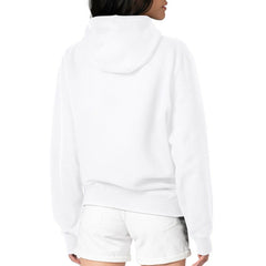 Chicago White Sox G-III 4Her by Carl Banks Women's Metallic Drop Fleece Hoodie - White