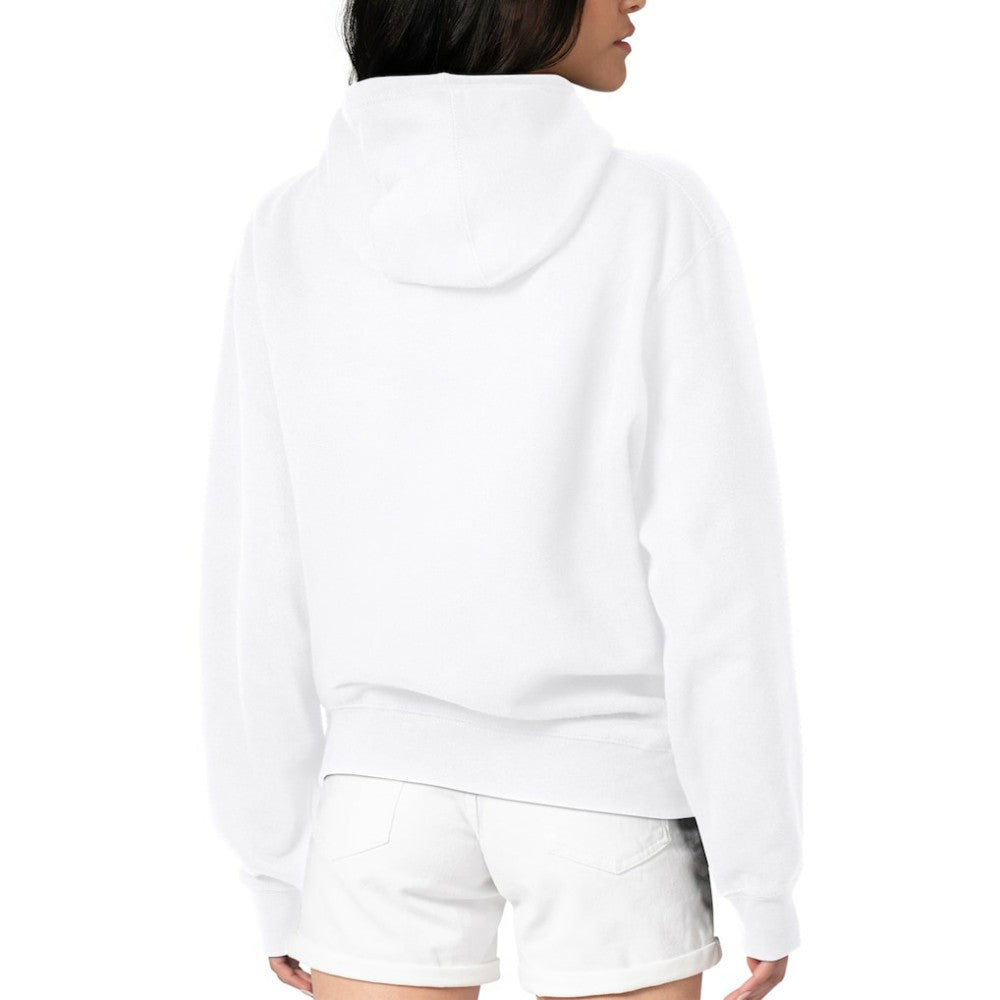 Arizona Diamondbacks G-III 4Her by Carl Banks Women's Metallic Drop Fleece Hoodie - White