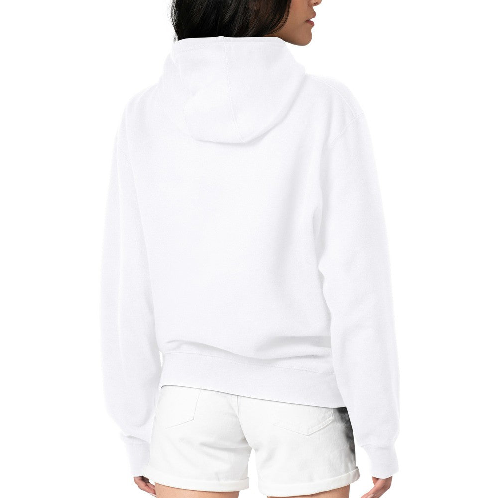 Milwaukee Brewers G-III 4Her by Carl Banks Women's Metallic Drop Fleece Hoodie - White
