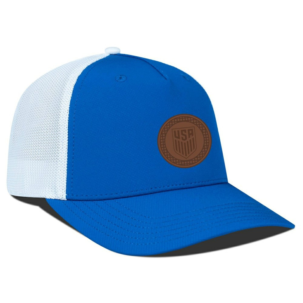 USMNT Levelwear Signal Periscope Adjustable Trucker Hat - Royal/White on sale