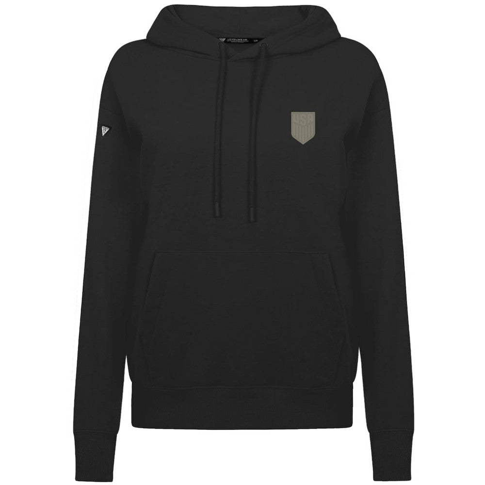 USMNT Levelwear Women's Adorn Copper Hoodie - Black outlet