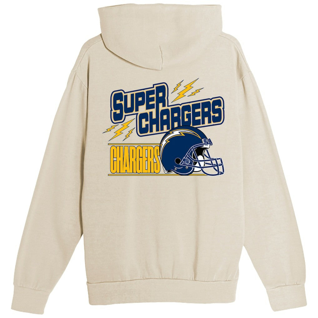 Los Angeles Chargers The Wild Collective Unisex Superchargers Hoodie - Cream outlet