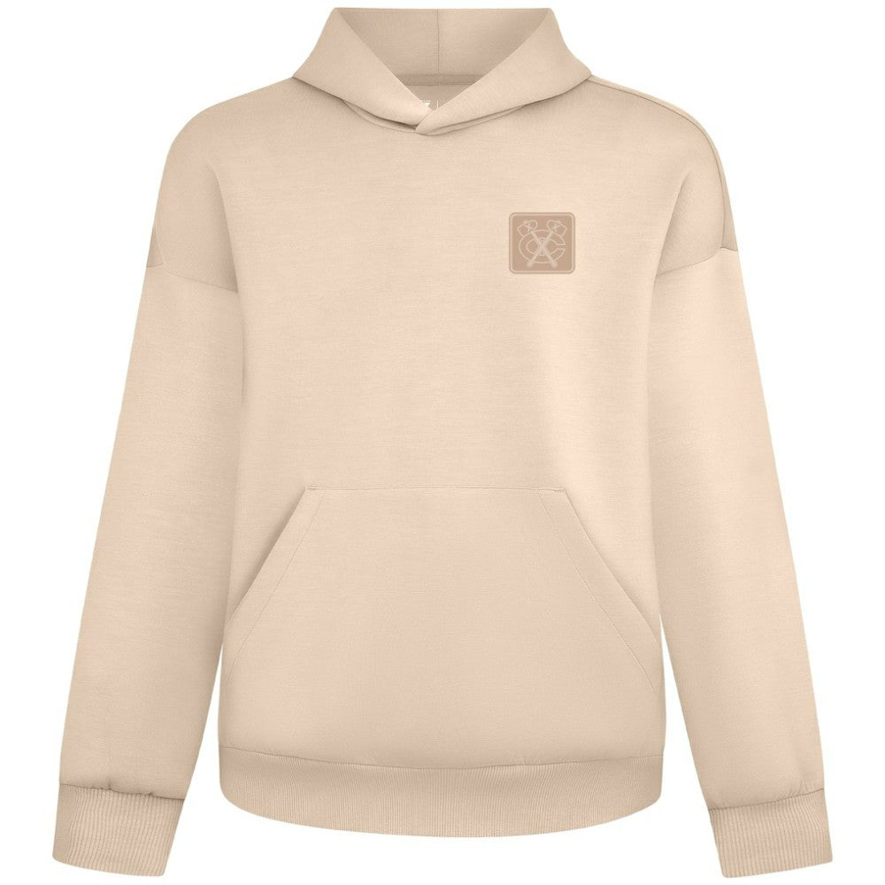 Chicago Blackhawks Levelwear Unisex Tri-Blend Luxe Signature Hoodie Khaki