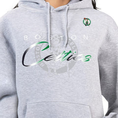 Boston Celtics G-III 4Her by Carl Banks Women's Shadow Logo Tri-Blend Fleece Hoodie - Gray discount