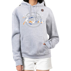 New York Knicks G-III 4Her by Carl Banks Women's Shadow Logo Tri-Blend Fleece Hoodie - Gray sale