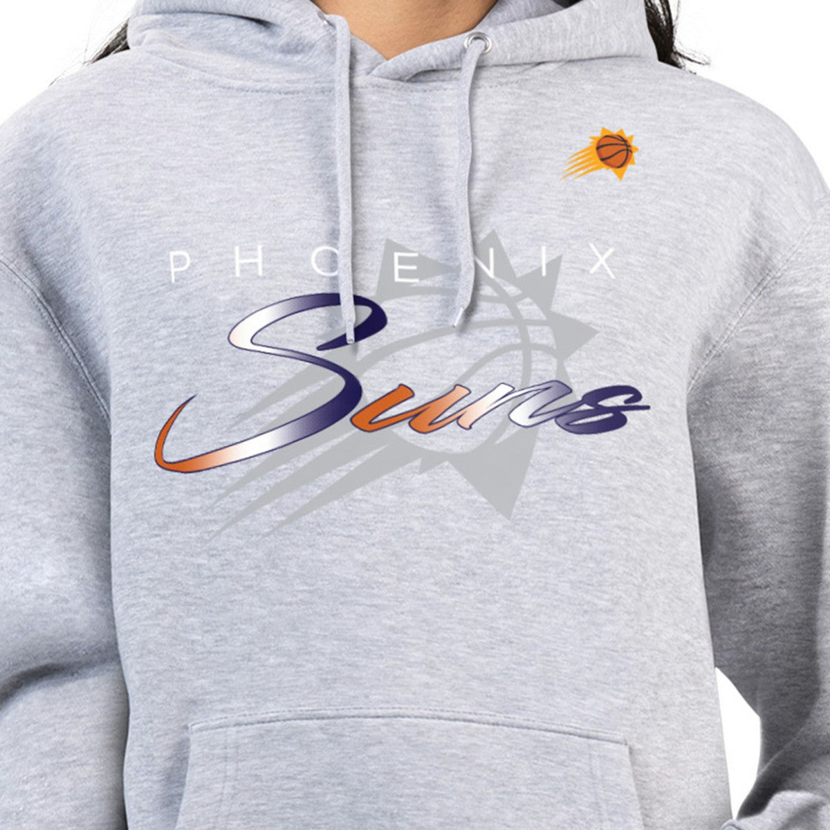 Phoenix Suns G-III 4Her by Carl Banks Women's Shadow Logo Tri-Blend Fleece Hoodie - Gray discount