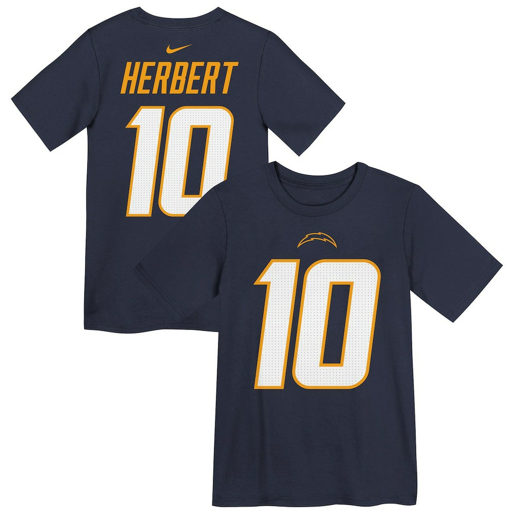 Justin Herbert Los Angeles Chargers Youth Name & Number T-Shirt - Navy | Nike online