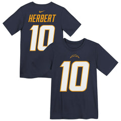 Justin Herbert Los Angeles Chargers Youth Name & Number T-Shirt - Navy | Nike online