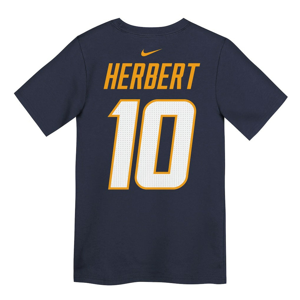 Justin Herbert Los Angeles Chargers Youth Name & Number T-Shirt - Navy | Nike online