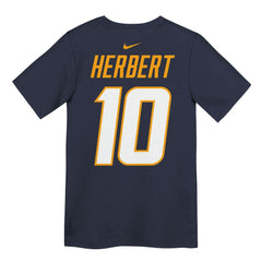 Justin Herbert Los Angeles Chargers Youth Name & Number T-Shirt - Navy | Nike online