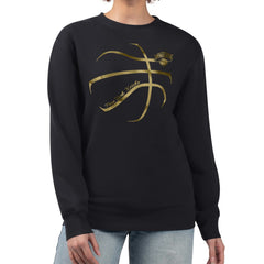 New York Knicks G-III 4Her by Carl Banks Women's Metallic Print Basketball Sketch Fleece Sweatshirt - Black on sale