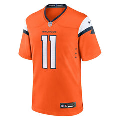 Troy Franklin Denver Broncos Team Game Jersey - Orange | Nike on sale