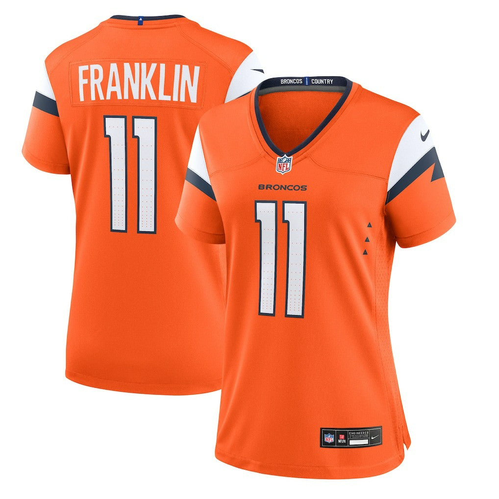 Troy Franklin Denver Broncos Women's Team Game Jersey - Orange | Nike on sale