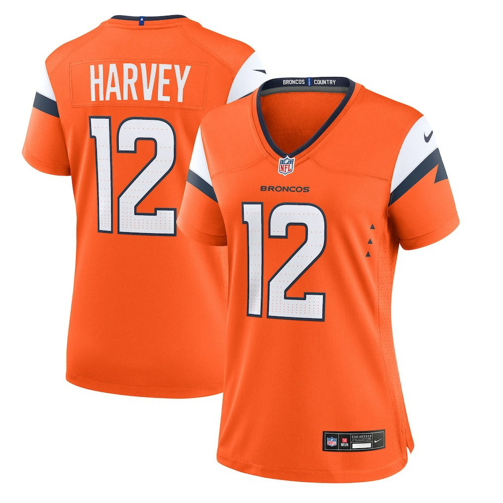 RJ Harvey Denver Broncos Women's Team Game Jersey - Orange | Nike sale