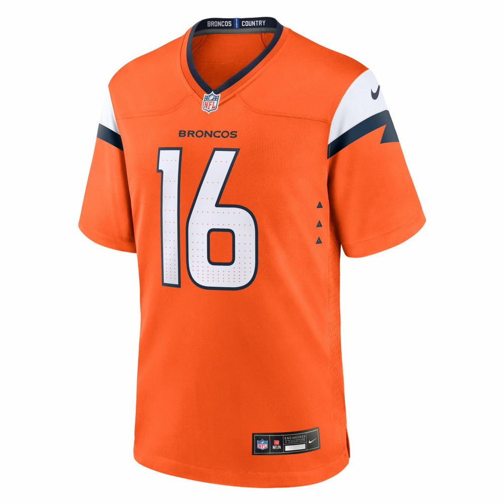 Jeremy Crawshaw Denver Broncos Team Game Jersey - Orange | Nike outlet