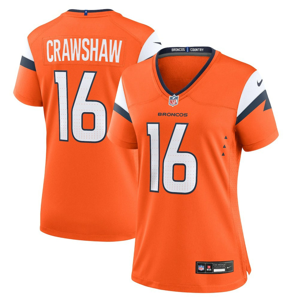 Jeremy Crawshaw Denver Broncos Women's Team Game Jersey - Orange | Nike discount