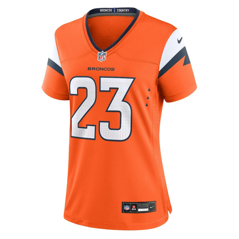 Jahdae Barron Denver Broncos Women's Team Game Jersey - Orange | Nike sale