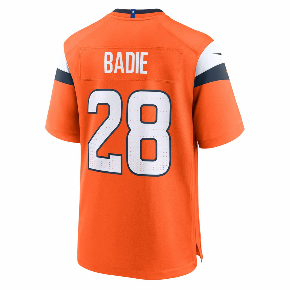 Tyler Badie Denver Broncos Team Game Jersey - Orange | Nike discount