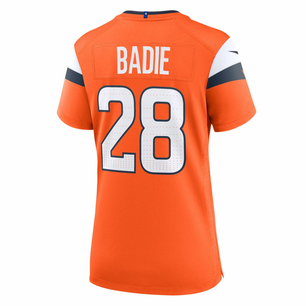 Tyler Badie Denver Broncos Women's Team Game Jersey - Orange | Nike sale