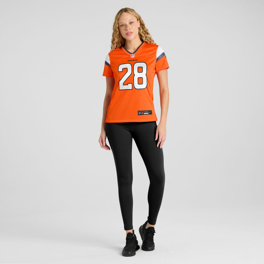 Tyler Badie Denver Broncos Women's Team Game Jersey - Orange | Nike sale