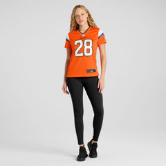 Tyler Badie Denver Broncos Women's Team Game Jersey - Orange | Nike sale
