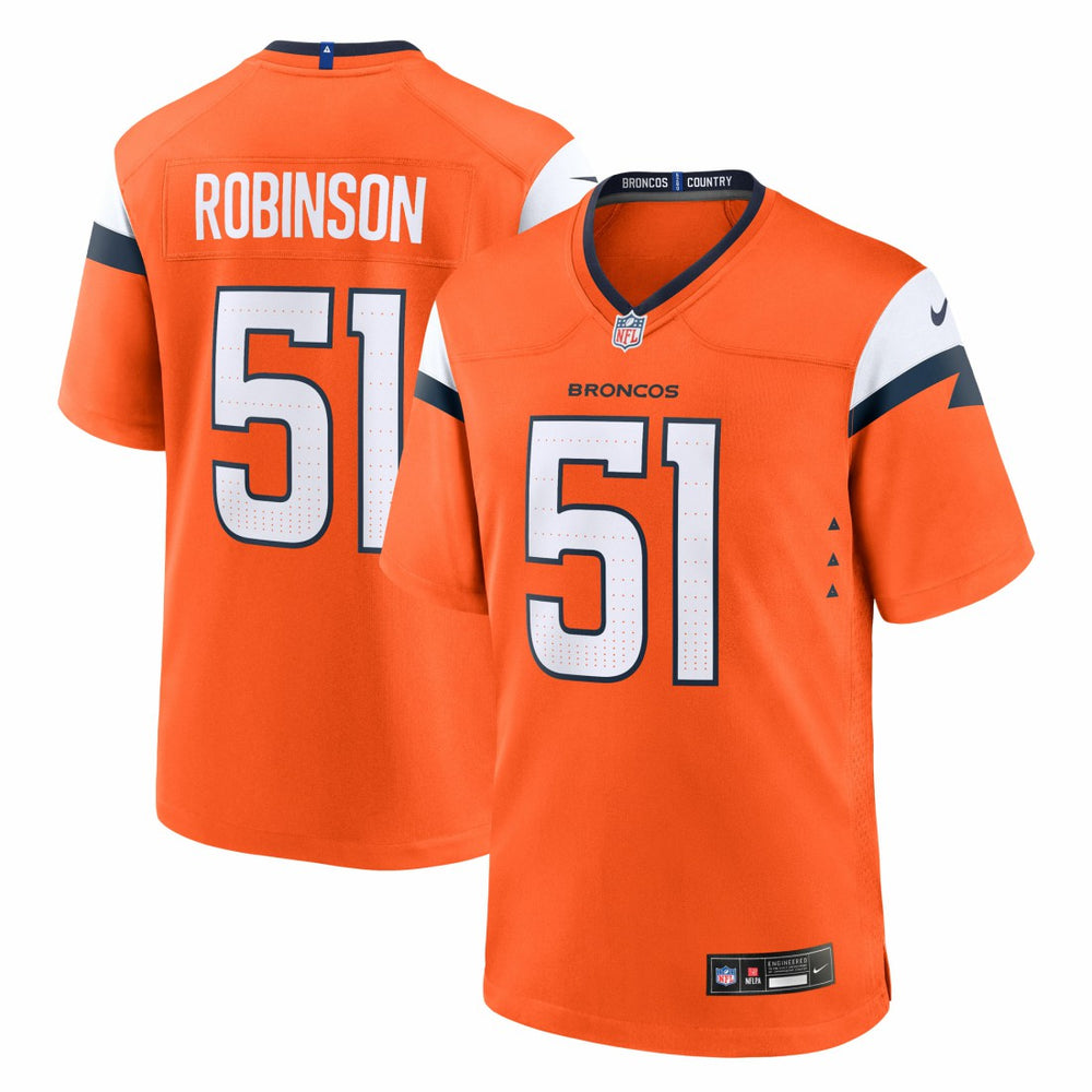 Que Robinson Denver Broncos Team Game Jersey - Orange | Nike outlet