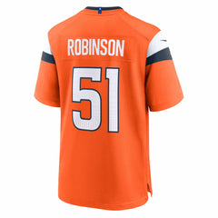 Que Robinson Denver Broncos Team Game Jersey - Orange | Nike outlet
