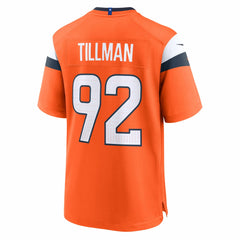 Dondrea Tillman Denver Broncos Team Game Jersey - Orange | Nike for sale