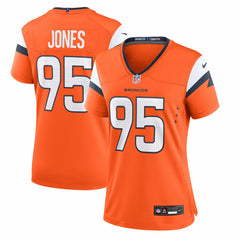 Sai'vion Jones Denver Broncos Women's Team Game Jersey - Orange | Nike on sale