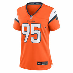 Sai'vion Jones Denver Broncos Women's Team Game Jersey - Orange | Nike on sale