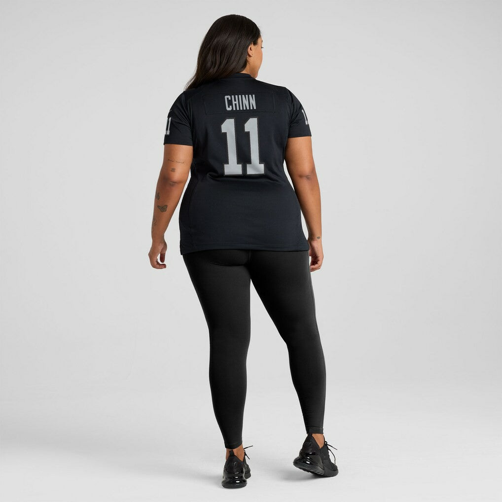 Jeremy Chinn Las Vegas Raiders Women's Team Game Jersey - Black | Nike outlet