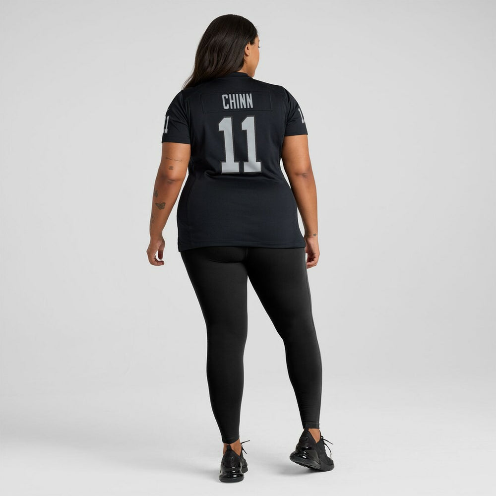 Jeremy Chinn Las Vegas Raiders Women's Team Game Jersey - Black | Nike outlet