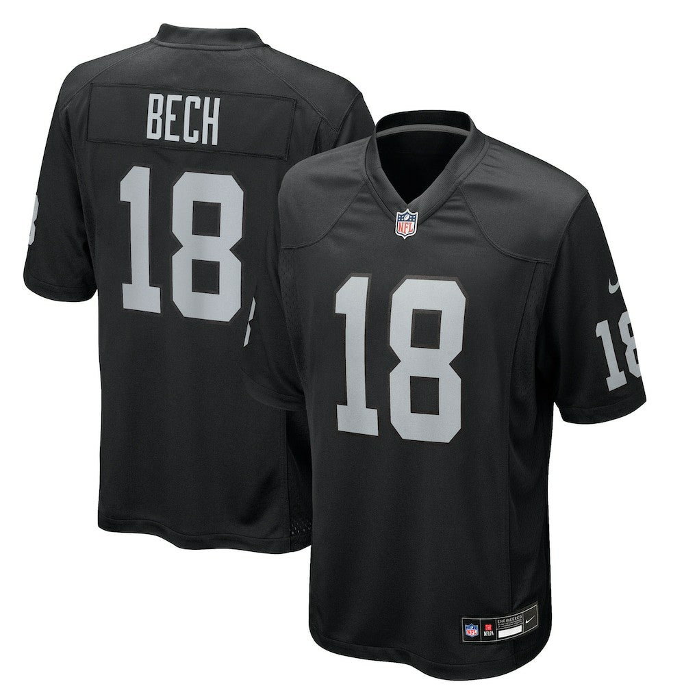 Jack Bech Las Vegas Raiders Team Game Jersey - Black | Nike discount