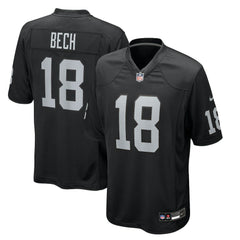 Jack Bech Las Vegas Raiders Team Game Jersey - Black | Nike discount