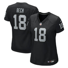 Jack Bech Las Vegas Raiders Women's Team Game Jersey - Black | Nike on sale